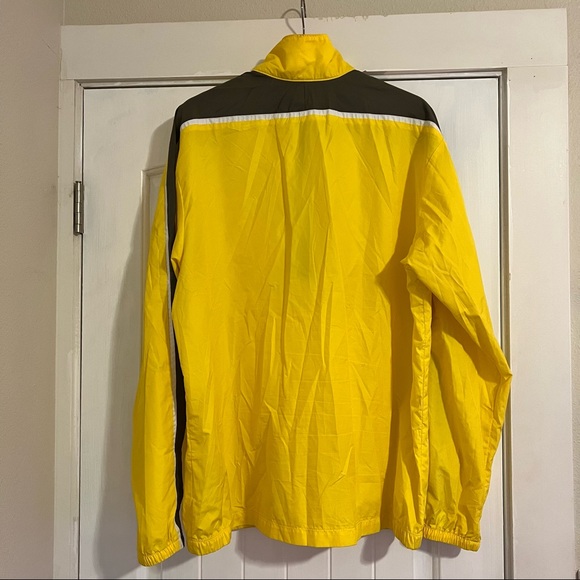 Nike swoosh half zipper windbreaker (yellow) - Picture 2 of 5